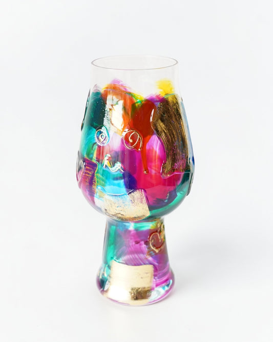 Doodle series- Beer glass multi color
